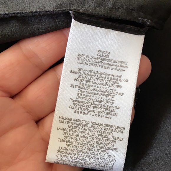 NWT New With Tags BCBG Black Cocktail Dress Size M Flattering Wrinkle Resistant - Picture 9 of 16